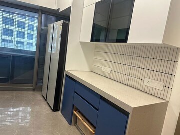Kitchen in 3 BHK Apartment at Lodha World View, Worli – for Rent