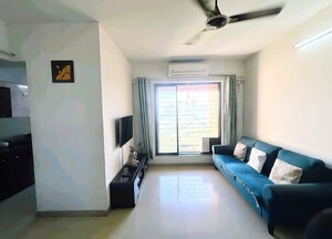 Living Room in 2.5 BHK Apartment at Puranik City, Kasarvadavali – for Sale