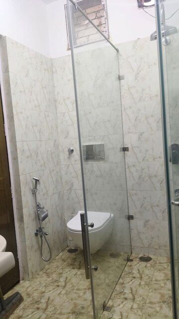 Bathroom in 2 BHK Builder Floor at Chittaranjan Park – for Rent
