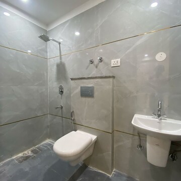 Bathroom in 3 BHK Builder Floor at Chattarpur – for Rent