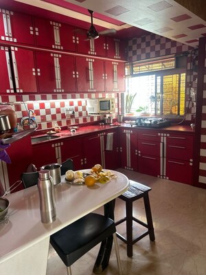 Kitchen in 3 BHK Apartment at Andheri East – for Rent