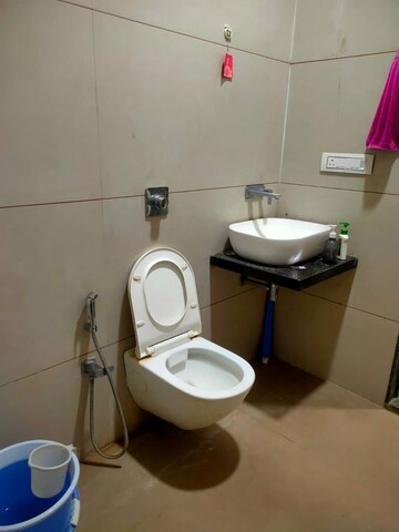 Bathroom in 1 BHK Villa at Jivraj Park – for Rent