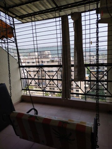 Balcony in 2 BHK Apartment at Karan Sanskruti, Kothrud – for Rent
