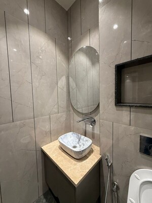 Bathroom in 3 BHK Builder Floor at Greater Kailash I – for Rent