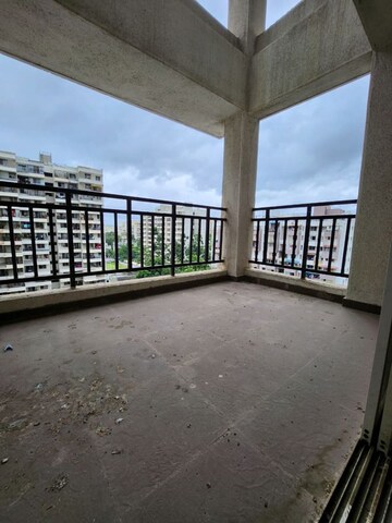 Balcony in 2 BHK Apartment at Majestique Landmark Miami, Dhayari – for Rent
