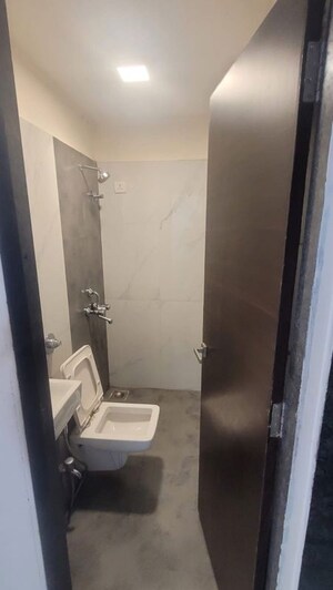 Bathroom in 2 BHK Apartment at Shapoorji Pallonji BKC 28, Bandra East – for Rent