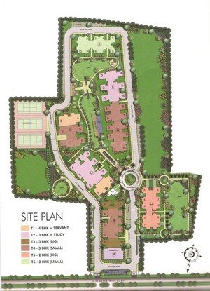 Master Plan in 2 BHK Apartment at Mittal Rajnagar Residency, Raj Nagar Extension – for Sale