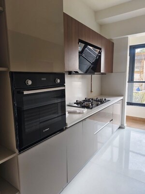 Kitchen in 2 BHK Apartment at Shapoorji Pallonji BKC 28, Bandra East – for Rent