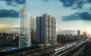 2 BHK Apartment – Exterior View View at Omkar Signet, Malad East - for Rent