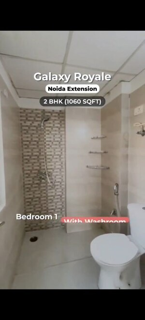Bathroom in 2.5 BHK Apartment at Galaxy Royale, Gaur City 2 – for Sale