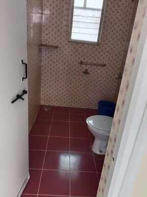 Bathroom in 2 BHK Apartment at Patil Raghukul Nagari CHS, Bopodi – for Sale