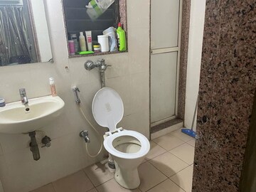 Bathroom in 2 BHK Apartment at Sadguru Complex I, Goregaon East – for Rent