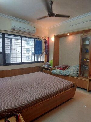 Bedroom in 3 BHK Apartment at Goyal Lakshchandi Heights, Goregaon East – for Rent