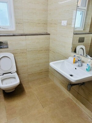 Bathroom in 2 BHK Apartment at Rajapushpa Provincia, Narsingi – for Rent