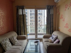 Living Room in 3 BHK Apartment at Microtek Greenburg, Sector 86 – for Rent