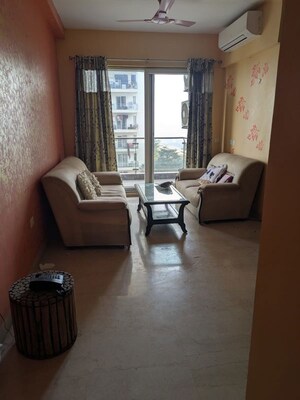 Living Room in 3 BHK Apartment at Microtek Greenburg, Sector 86 – for Rent