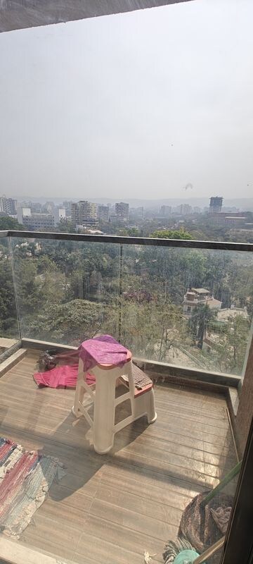 Balcony in 2 BHK Apartment at Kumar Palmsprings, Undri – for Rent