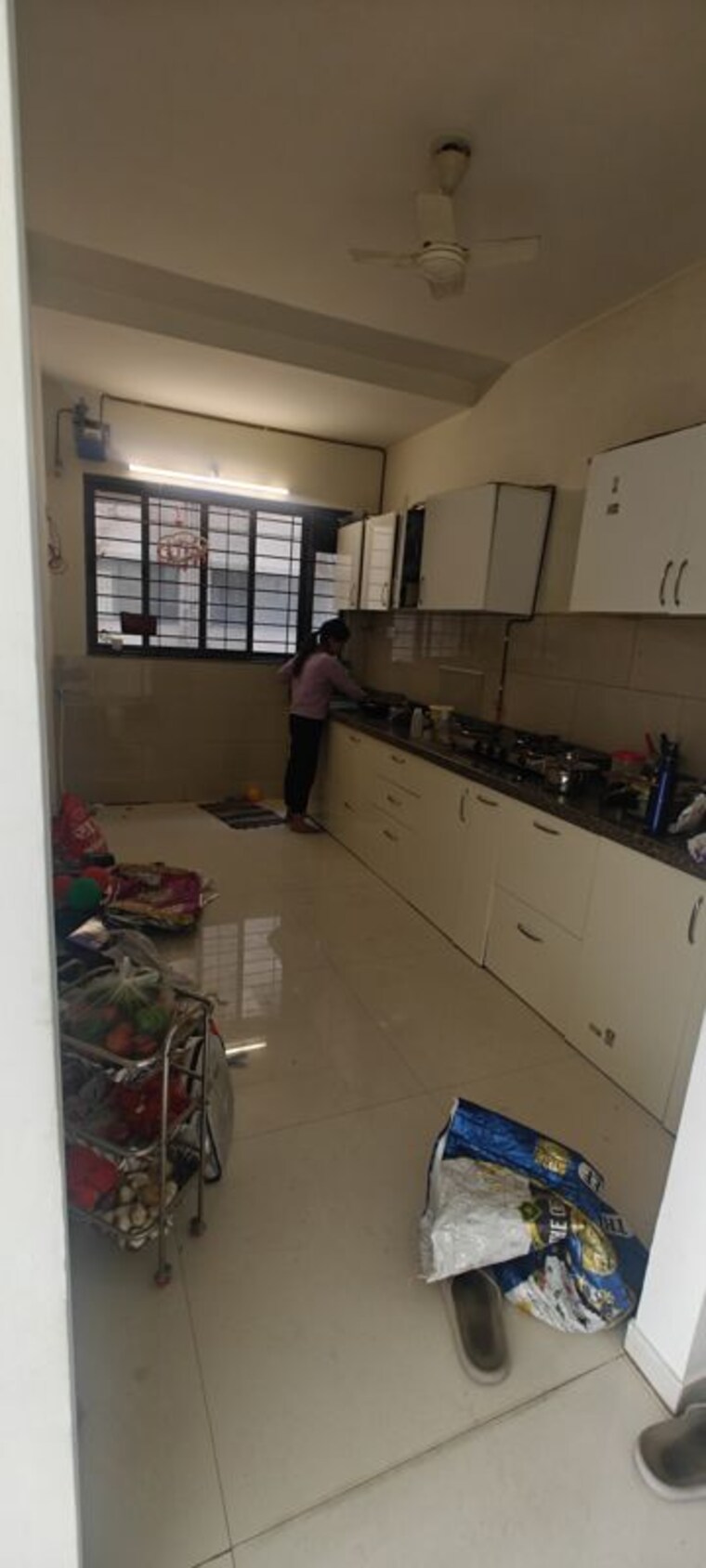 Kitchen, kumar-palmsprings 2 Bedroom 1000 Sq.Ft. Apartment In Undri Pune 9926361