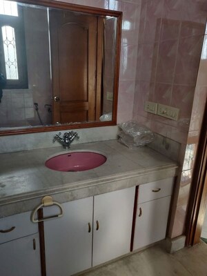 Bathroom in 4 BHK Builder Floor at Shanti Niketan – for Rent