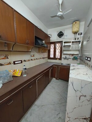 Kitchen in 3 BHK Builder Floor at Chittaranjan Park – for Rent