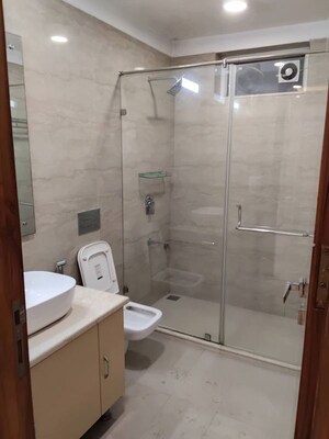 Bathroom in 3 BHK Apartment at La Prisma, Dhakoli – for Rent
