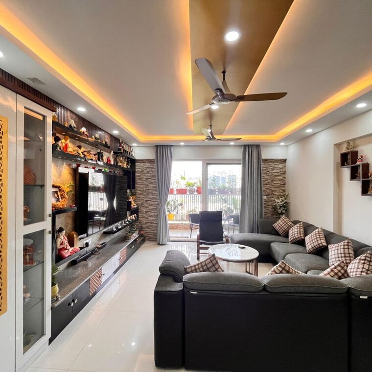 Living Room, salarpuria-sattva-park-cubix 3 Bedroom 993 Sq.Ft. Apartment In Devanahalli Bangalore 9927274