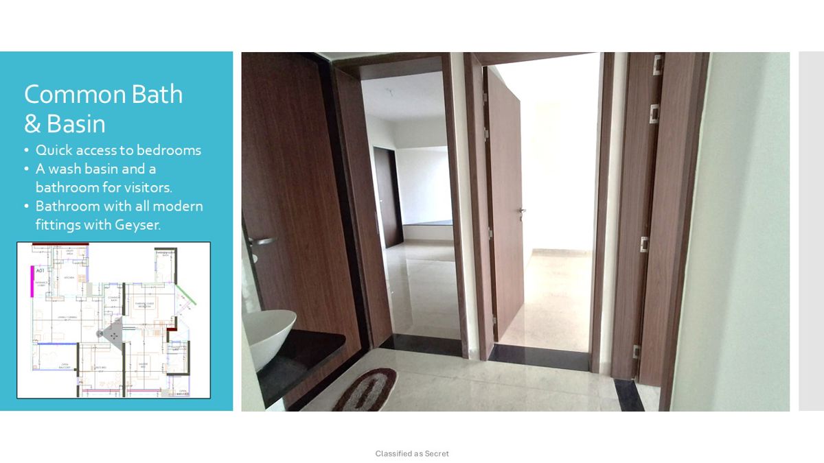 3 BHK Apartment For Rent in VJ Town Center