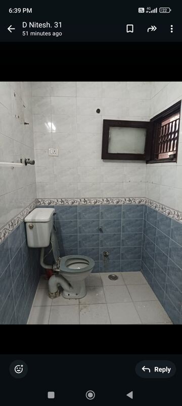 Bathroom in 2 BHK Independent House at Dev Apartments Sector 49, Sector 49 – for Rent