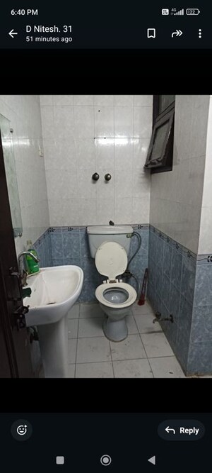 Bathroom in 2 BHK Independent House at Dev Apartments Sector 49, Sector 49 – for Rent