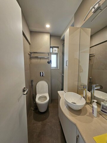 Bathroom in 2 BHK Apartment at Bandra West – for Rent