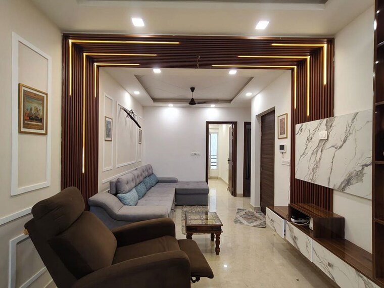 Living Room, puri-kohinoor 3 Bedroom 250 Sq.Yd. Builder Floor In Sector 89 Faridabad 9927858