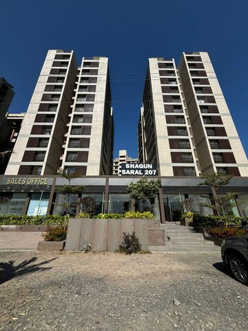 3 BHK Apartment – Exterior View View at Shagun Saral 207, Zundal - for Rent