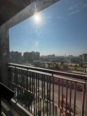 Balcony in 3 BHK Apartment at Shagun Saral 207, Zundal – for Rent