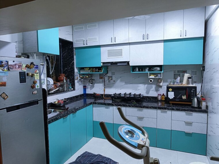 Kitchen, sai-prasad-chs-sector-20 3 Bedroom 1000 Sq.Ft. Apartment In Kharghar Sector 20 Navi Mumbai 9928018
