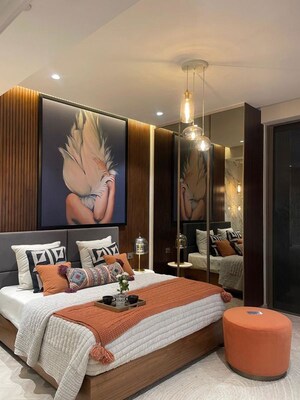 Living Room in 4 BHK Apartment at BPTP The Deck, Sector 82 – for Sale