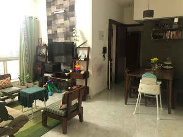 Living Room in 1.5 BHK Apartment at Lodha Amara, Kolshet Road – for Rent