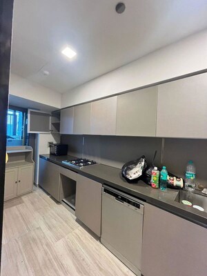 Kitchen in 3 BHK Apartment at Lodha World Crest, Worli – for Sale