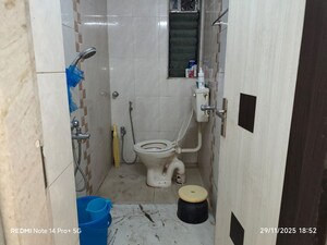 Bathroom in 2 BHK Apartment at Jai Ashoka CHS, Goregaon East – for Rent