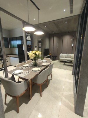 Dining area in 3 BHK Apartment at Sankla East World, Shewalwadi – for Sale