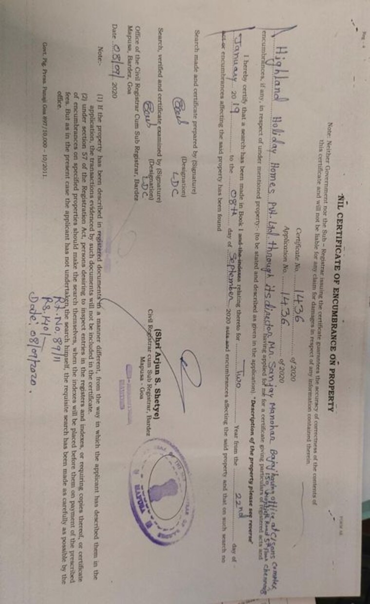 Map Location, guirim 6+ Bedroom 2232 Sq.Mt. Villa In Guirim Goa 9928510