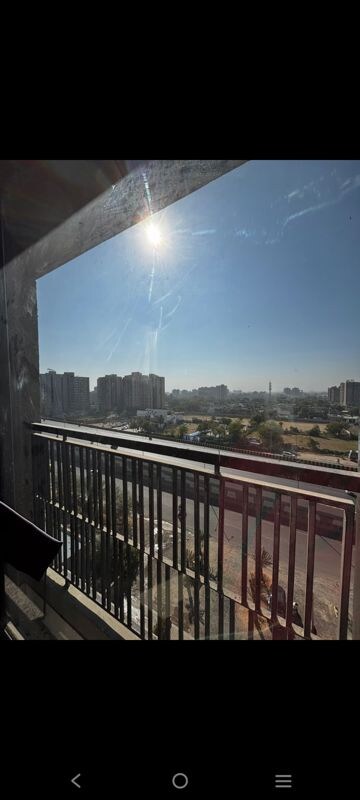 Balcony in 2 BHK Apartment at Shagun Saral 207, Zundal – for Rent