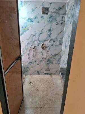 Bathroom in 2 BHK Apartment at LIC Shopping Centre, Borivali West – for Rent