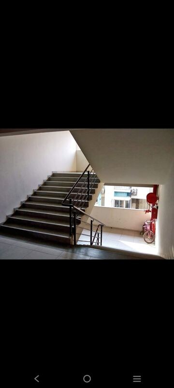 Staircase in 3 BHK Apartment at Gala Eternia, Thaltej – for Rent