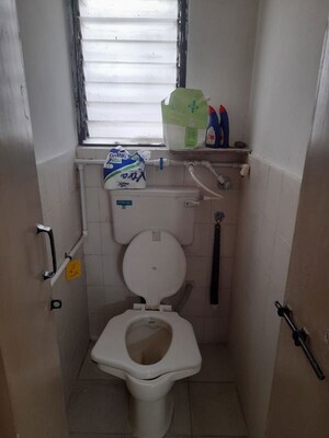 Bathroom in 3 BHK Apartment at Green Valley CHS, Wanwadi – for Rent