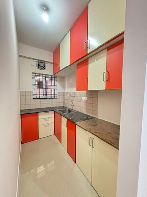 Kitchen in 1 BHK Builder Floor at Vignana Nagar – for Rent