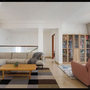 Living Room in 4 BHK Penthouse at Bhartiya Nikoo Homes, Kannur – for Rent