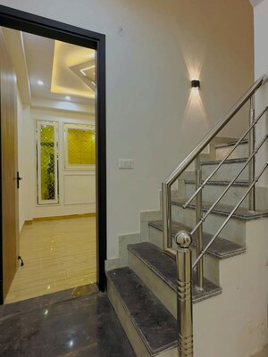 Staircase in 3 BHK Builder Floor at Chattarpur – for Sale