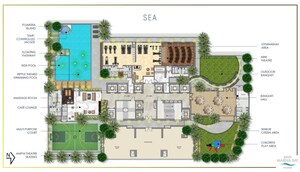 Master Plan in 3 BHK Apartment at Sugee Marina Bay, Worli – for Sale