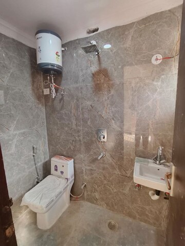 Bathroom in 1 BHK Builder Floor at Khirki Extension – for Rent