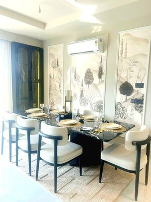 Dining area in 3 BHK Apartment at Singhpura – for Sale